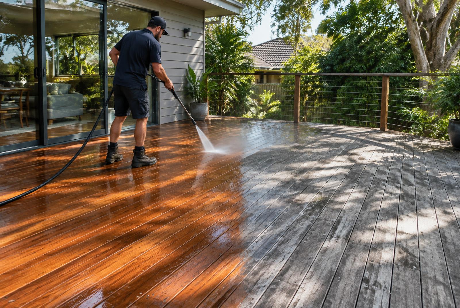 Timber Decking Cleaning